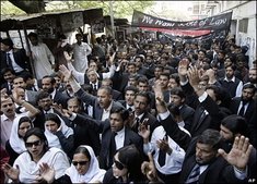 Demonstration für Bürgerrechte in Islamabad; Foto. dpa