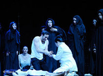 Scene from the opera Neda (photo: Klaus Fröhlich)