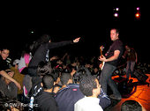 Metal fans enjoying a concert (photo: Arian Fariborz)