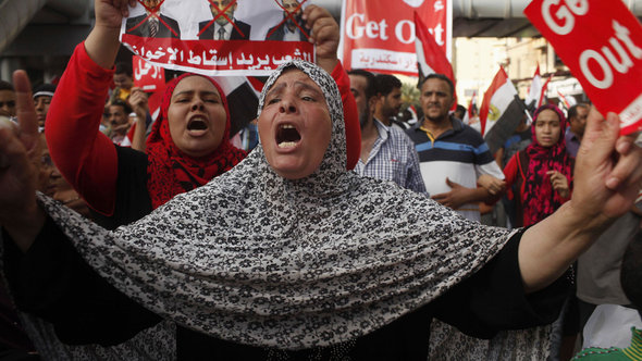 Demonstration gegen die Muslimbruderschaft in Kairo; Foto: Reuters 