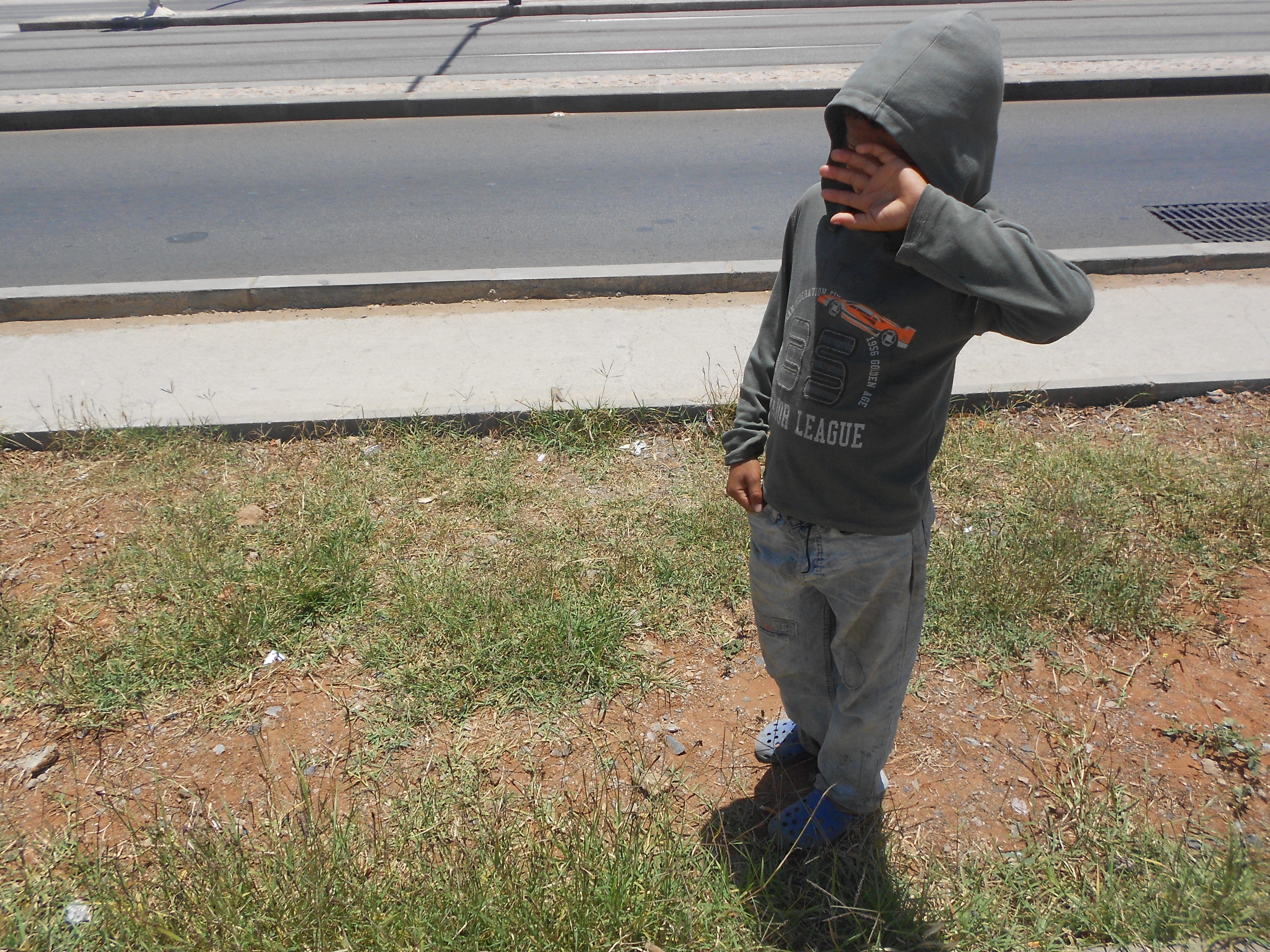  أحد الأطفال المشردين في شوارع الرباط. حقوق الصورة سهام أشطو