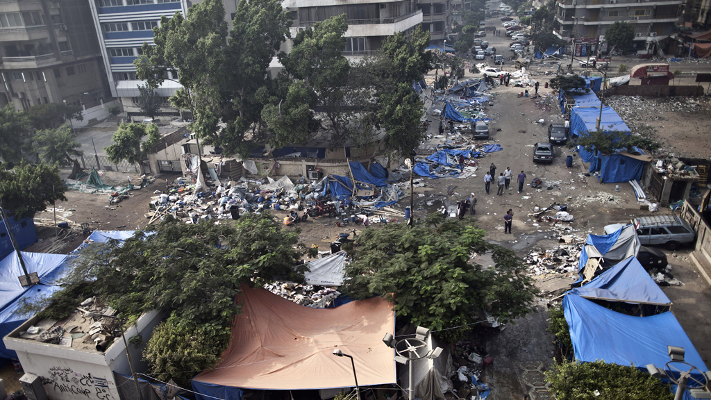 Verwüstung in Kairo nach der Räumung der Pro-Mursi-Camps; Foto: AFP/Getty Images