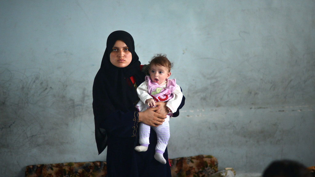 Flüchtlinge aus Aleppo; Foto: DIMITAR DILKOFF/AFP/Getty Images 