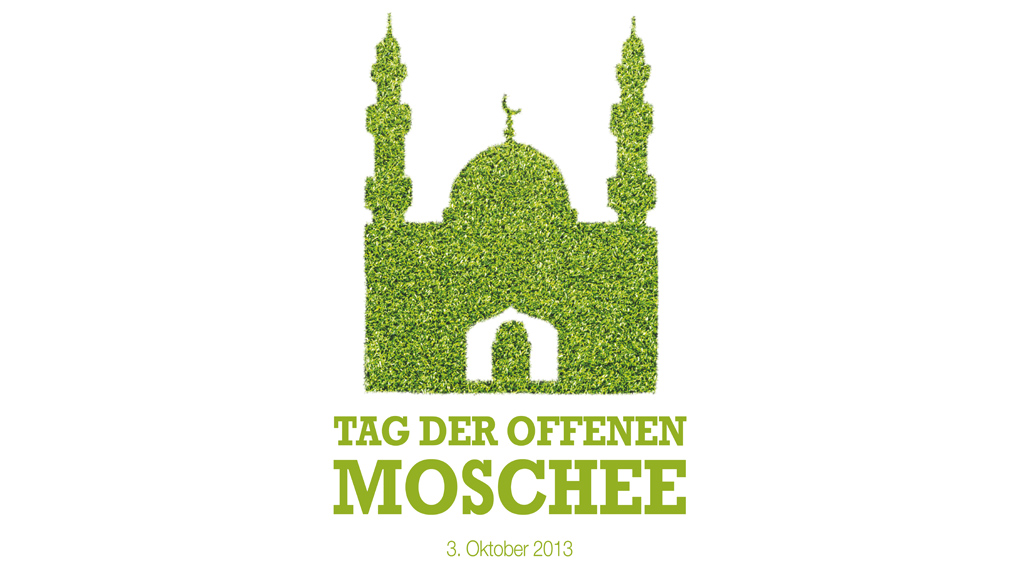 Motto am Tag der offenen Moschee 2013; Foto: http://www.tagderoffenenmoschee.de/ 