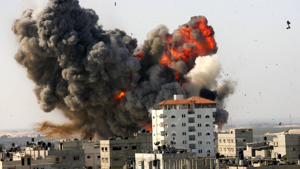 Israelischer Raketenangriff auf Gaza 2009; Foto: Getty Images