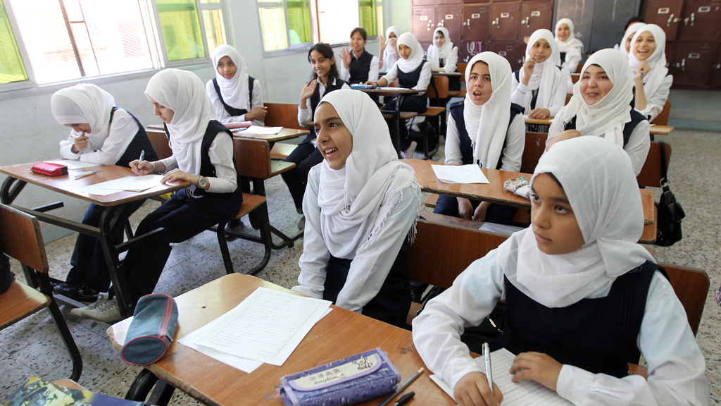 School class in Libya (photo: picture-alliance/dpa)