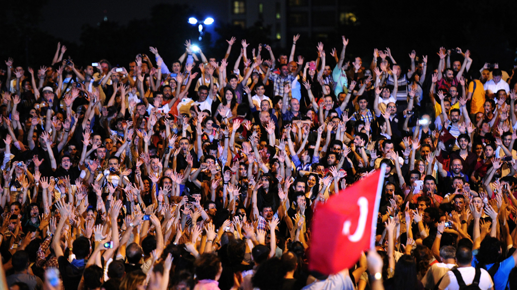Proteste am Gezi-Park; Foto: picture-alliance/dpa
