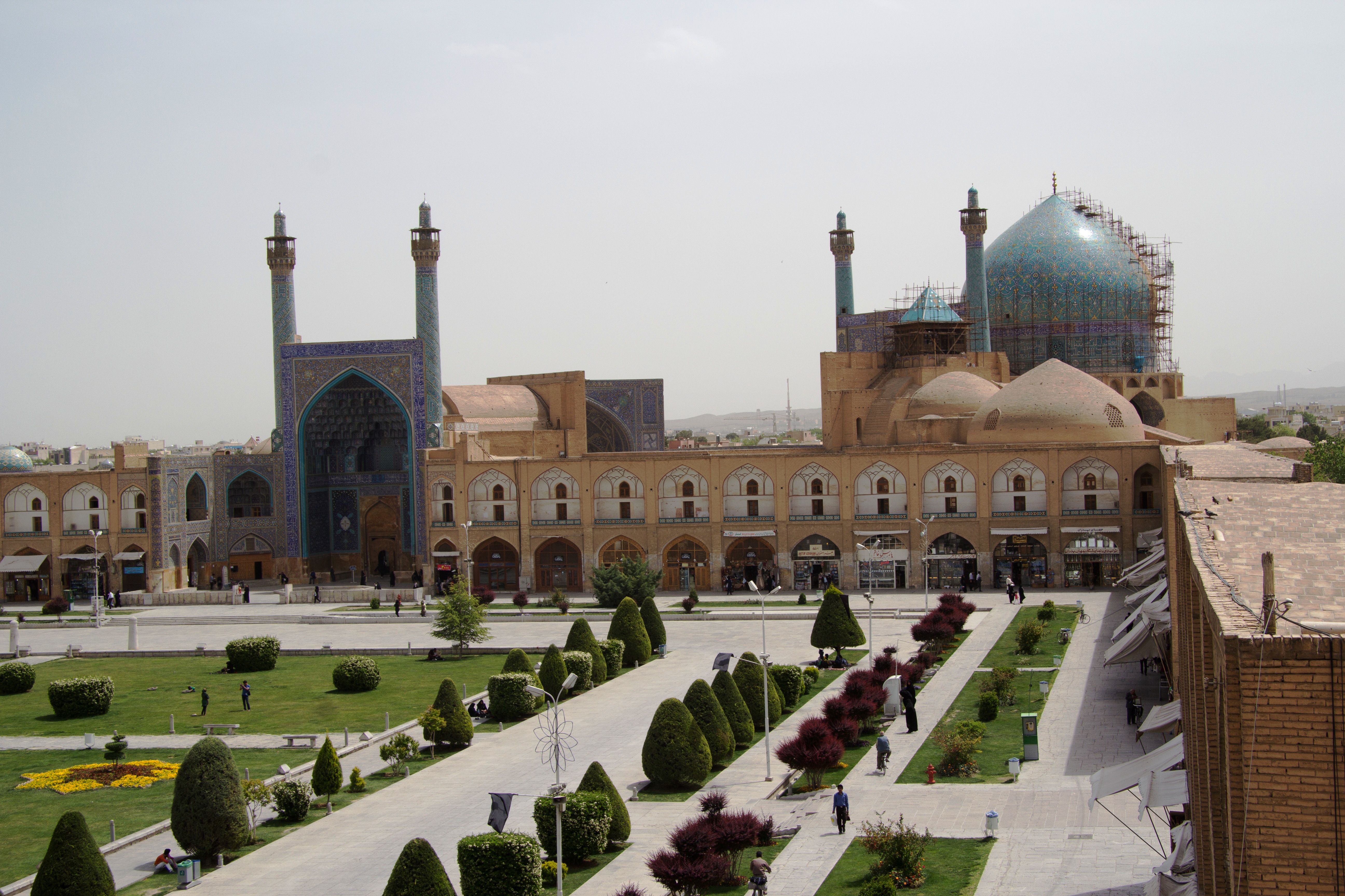 Der Naqshe-Jahan-Platz in Isfahan; Foto: Shohreh Karimian/Johannes Ziemer
