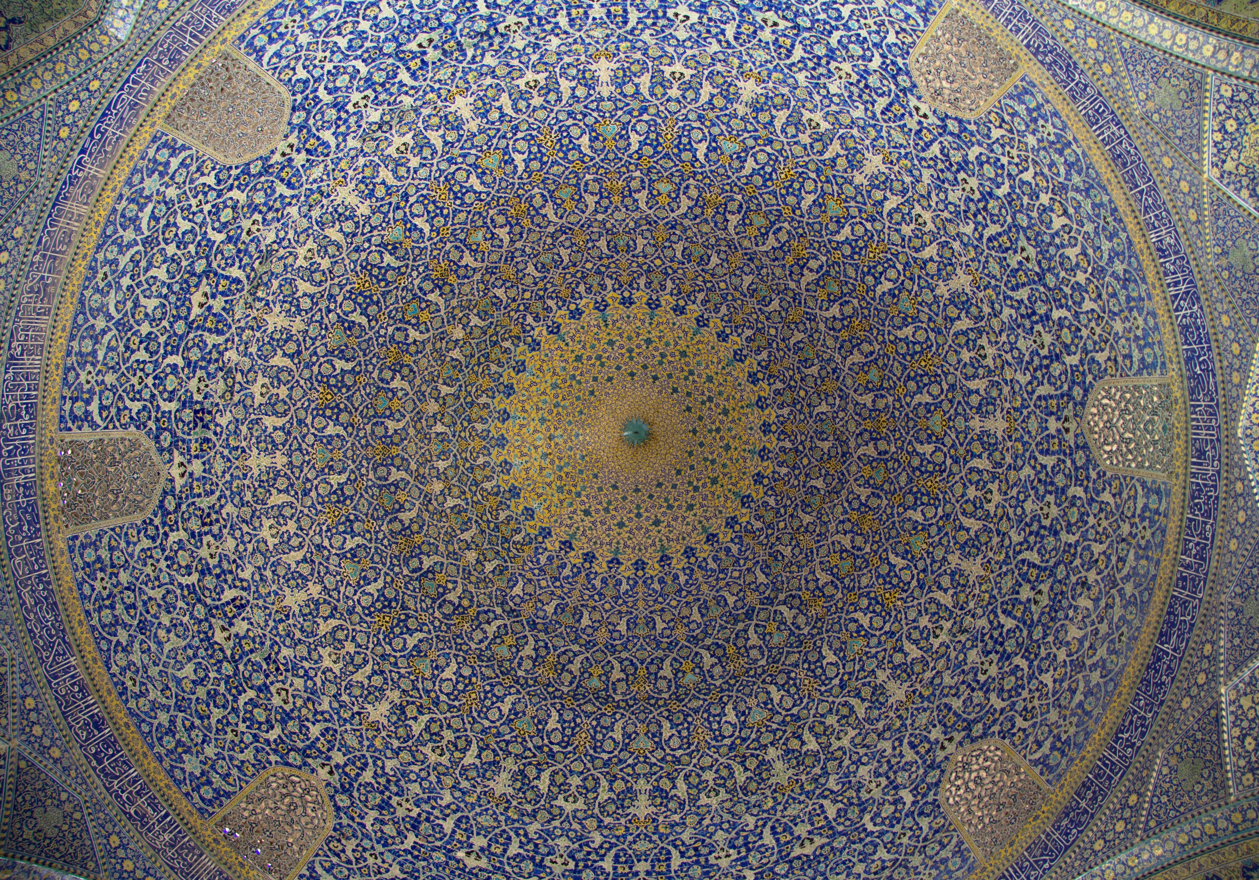 Hauptkuppel der Schah-Moschee; Foto: Shohreh Karimian/Johannes Ziemer