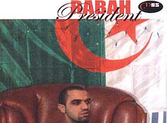 CD-Cover "Rabah Président" der algerischen Hip-Hop-Gruppe "Le Micro Brise la Silence"