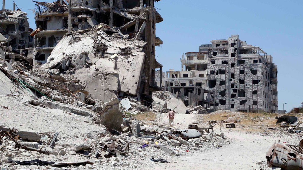 Zerstörtes Homs; Foto: Reuters/Omar Sanadiki