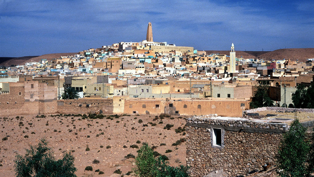 Ghardaia, Hauptstadt südlich von Algier gelegenen Mzab-Tals; Foto: dpa/picture-alliance