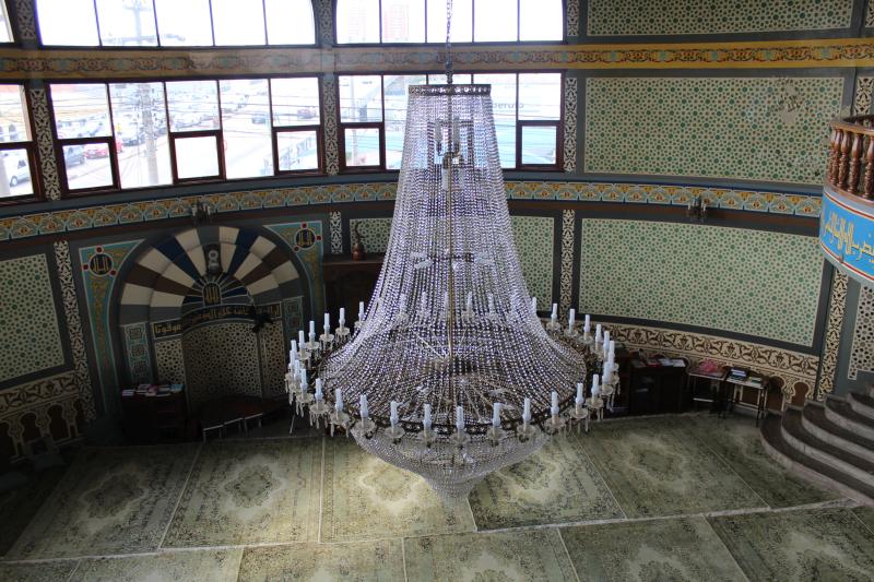 Blick in den Innenraum der Moschee von der Galerie aus; Foto: Ekrem Güzeldere