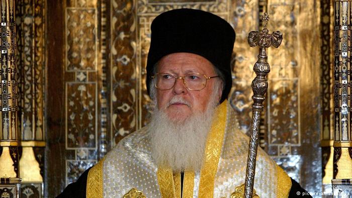 Orthodoxer Patriarch Bartholomäus; Foto: dpa