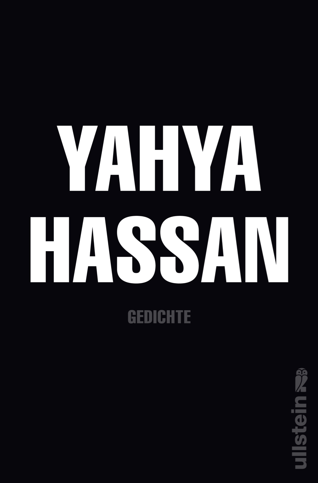 Buchcover "Gedichte" von Yahya Hassan; Foto: Ullstein