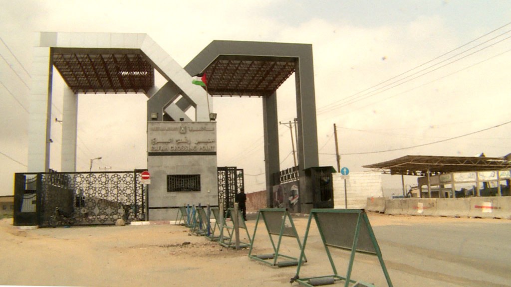Der Grenzübergang in Rafah ist meist geschlossen; Foto: DW/Tanja Krämer