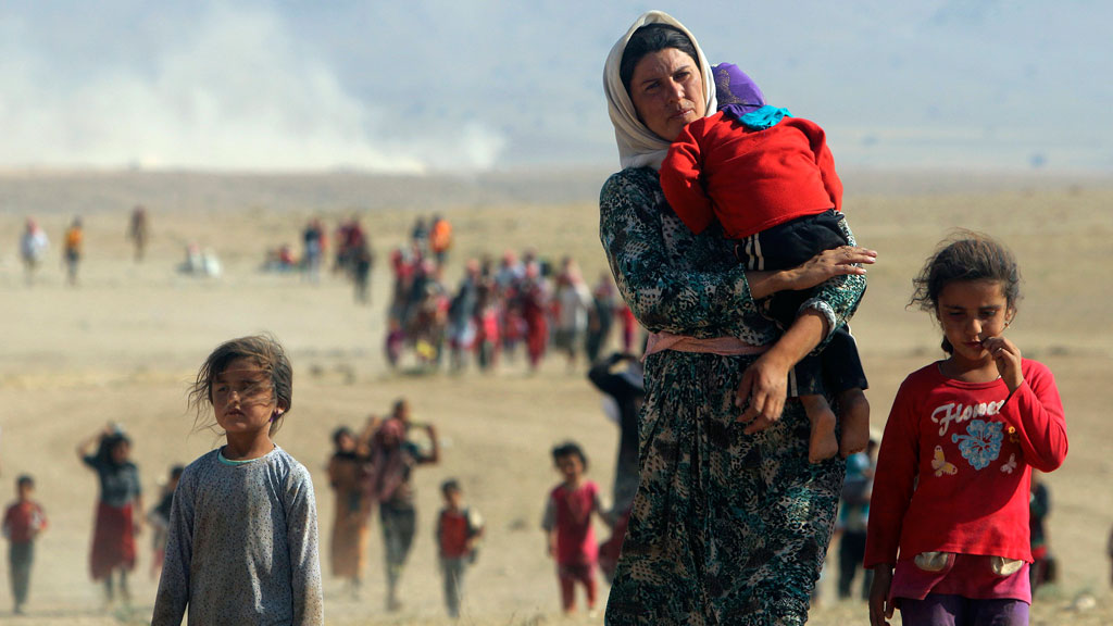 Jesidische Flüchtlinge, Foto: Reuters