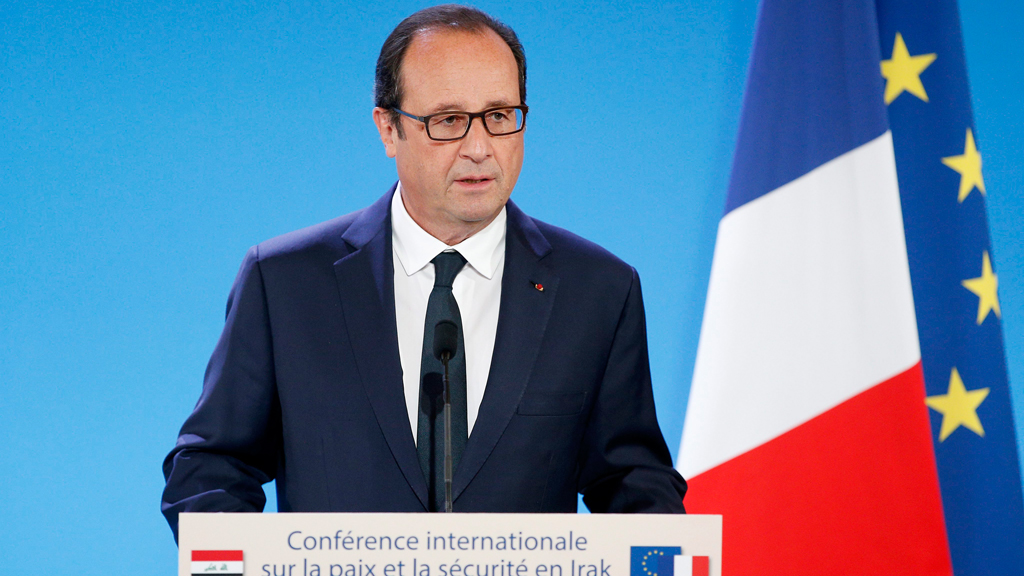 Frankreichs Präsident Hollande; Foto: picture-alliance/dpa/Yoan Valat