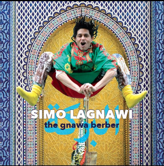 Cover of Simo Lagnawi's album "The Gnawa Berber" (source: Riverboat Records)