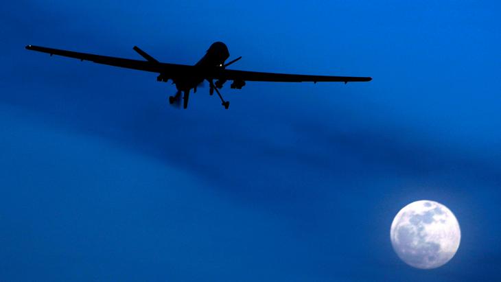 A US MQ-1 Predator drone over Afghanistan (photo: picture-alliance/AP)