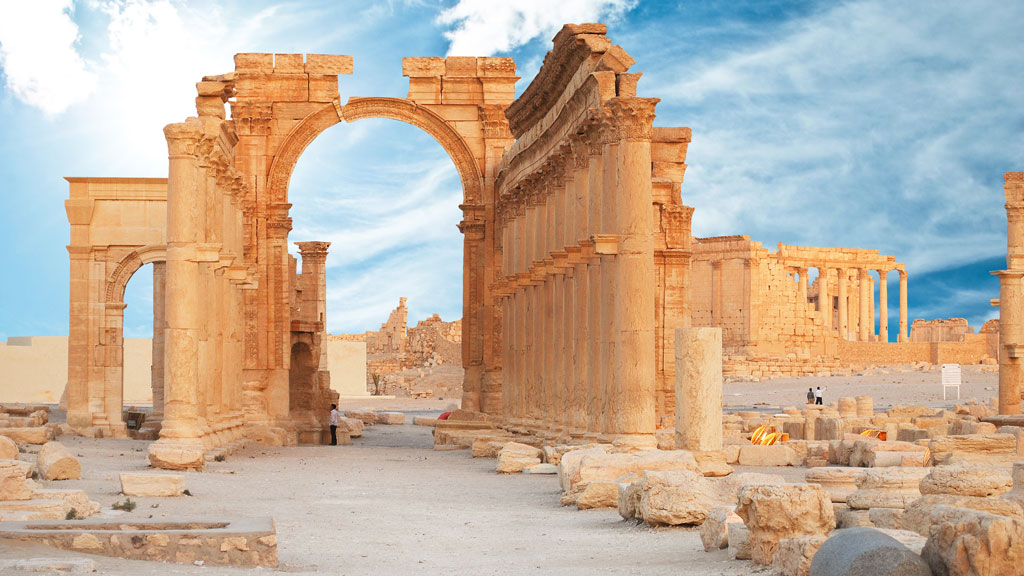 Weltkulturerbe Syrien: Oase Palmyra; Foto: Fotolia/waj 