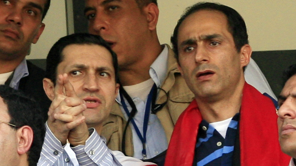 Alaa (l.) und Gamal Mubarak; Foto: AFP/Getty Images/K. Desouki