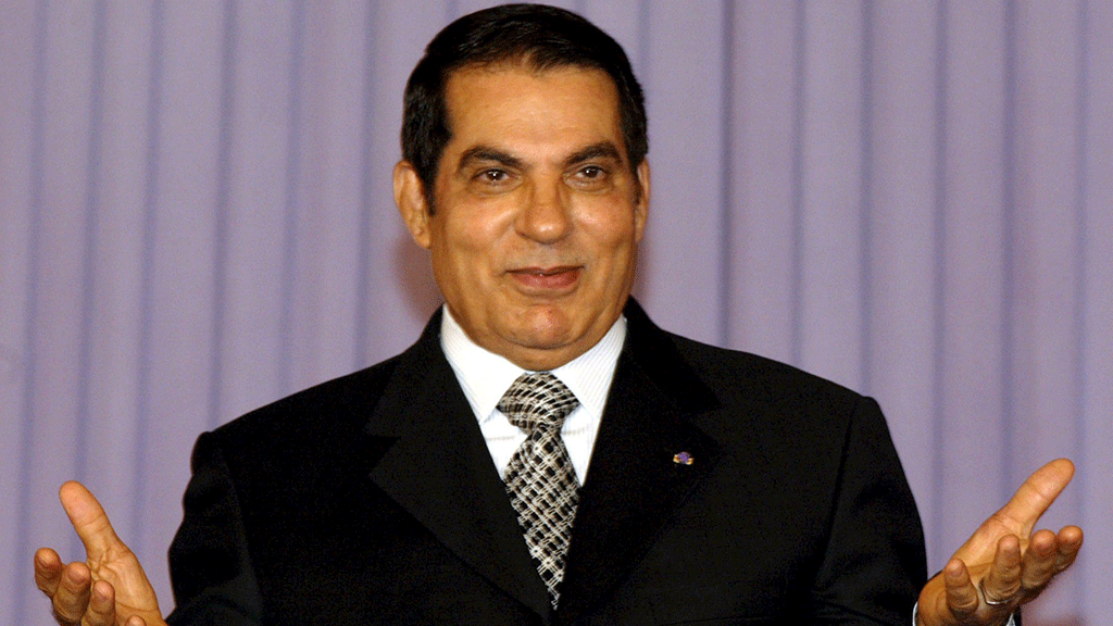 Tunesiens ehemaliger Diktator Zine El Abidine Ben Ali; Foto: picture-alliance/dpa
