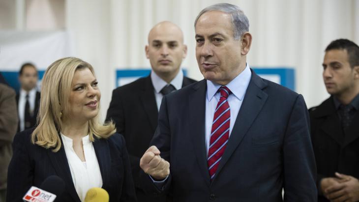 Israels Ministerpräsident Benjamin Netanyahu und seine Frau Sara, Jerusalem, Dezember 2014 Foto: Imago/David Vaaknin