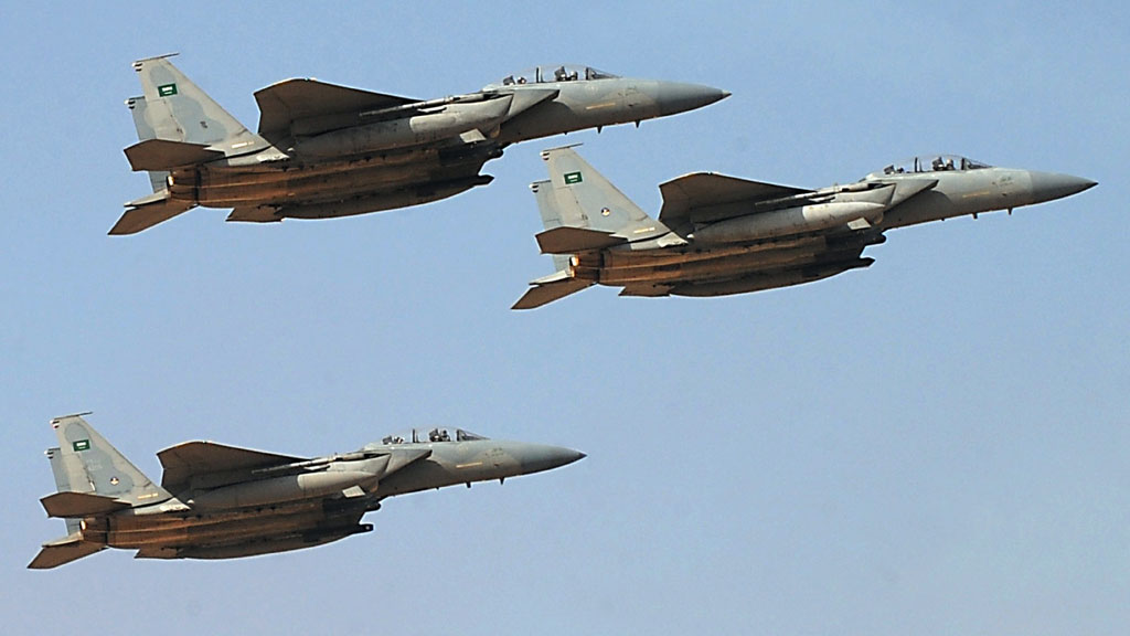 Saudische Kampfflugzeuge; Foto: AFP/Getty Images/F. Nureldine