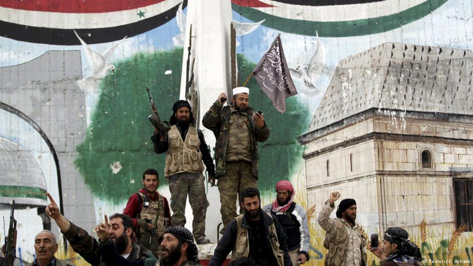 جبهة النصرة في إدلب. Foto: Reuters