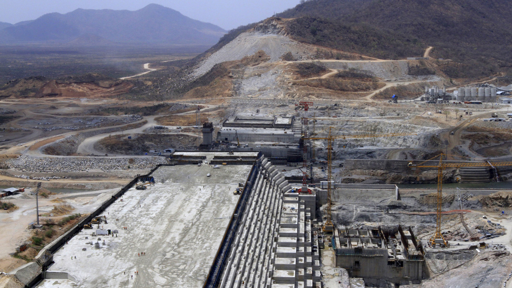 Baustelle Grand Renaissance Staudamm in der Benishangul-Gumuz-Region; Äthiopien; Foto: Reuters/T. Negeri