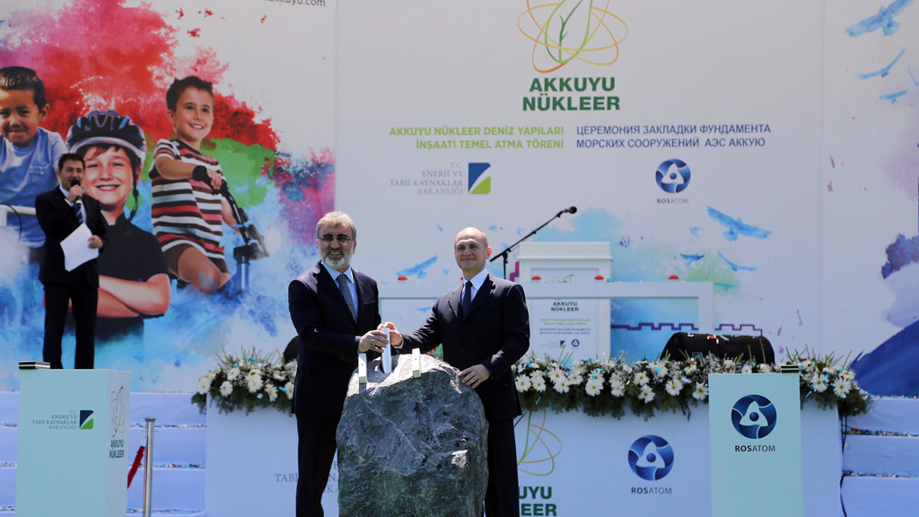 Startschuss für erstes türkisches Atomkraftwerk "Akkuyu"  in Mersin; Foto: picture-alliance/dpa/Anil Bagriyanik/Anadolu Agency
