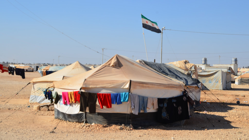 Syrisches Flüchtlingscamp Zaatari in Jordanien; Foto: DW/K. Shuttleworth