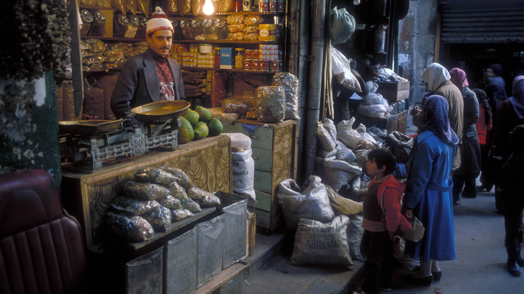 Markt in Syrien vor dem Bürgerkrieg. Foto: R. Hayo