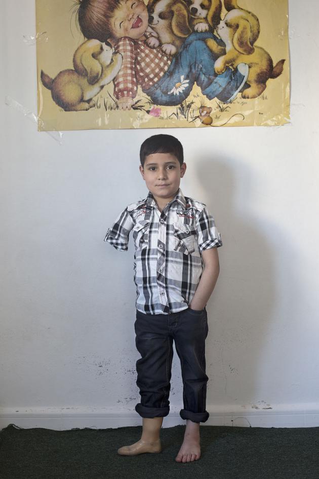 عمار، عمره ثماني سنوات ، حقوق الصورة: كاي فيدنهوفر