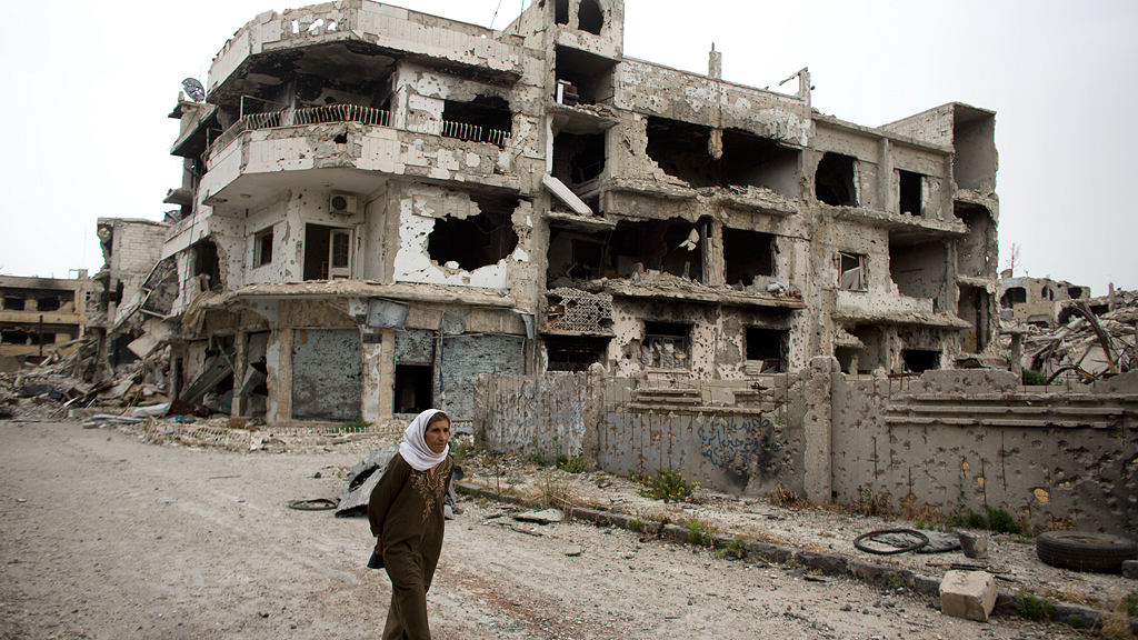 Zerstörtes Homs; Foto: Getty Images/AP Photo/D. Vranic