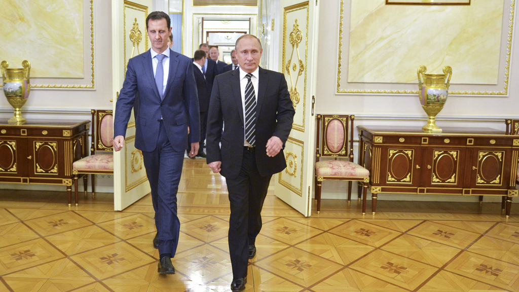 Syriens Präsident Assad bei Russlands Präsident Putin in Moskau; Foto: Reuters/RIA Novosti/Kremlin/A. Druzhinin