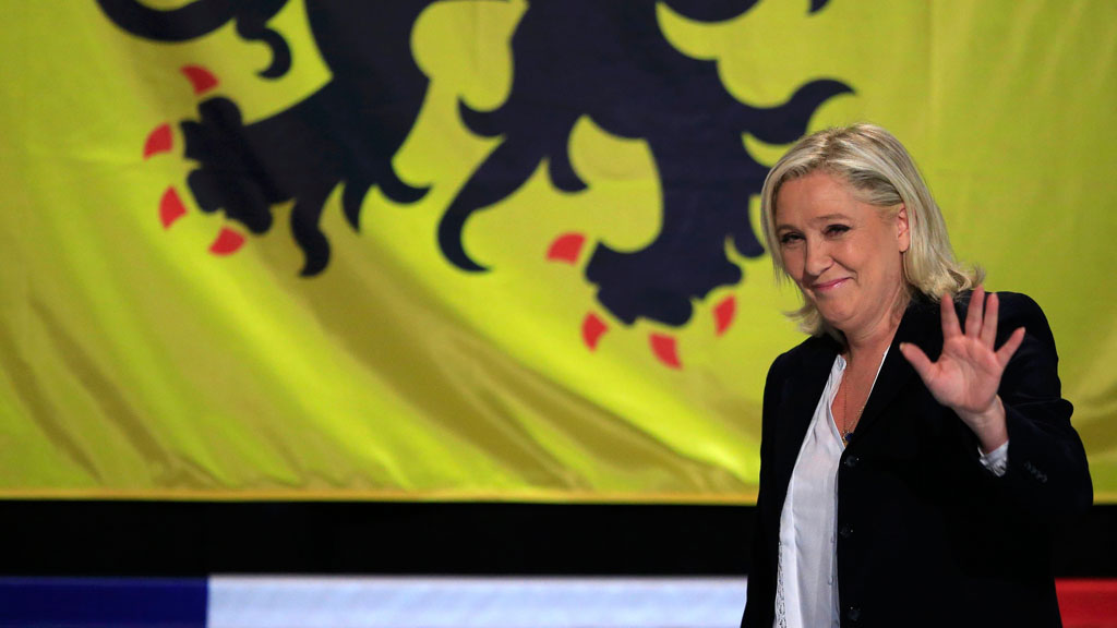 Marine Le Pen vom rechtsextremen "Front National" (FN); Foto: Reuters/P. Rossignol