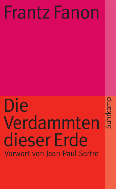 Buchcover Frantz Fanon: "Die Verdammten dieser Erde" im Suhrkamp-Verlag