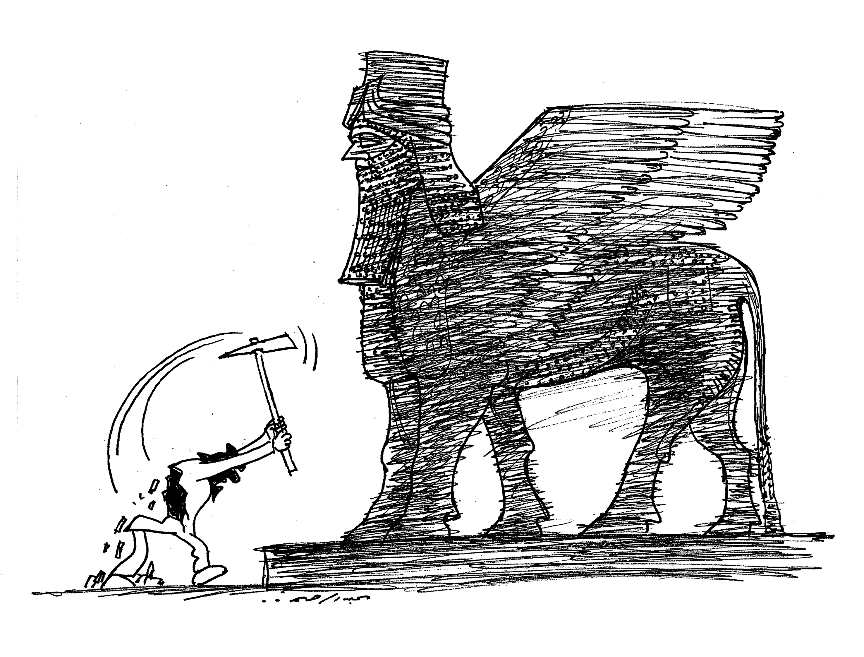 Karikatur Abdul Raheem Yassir; Foto: Abdul Raheem Yassir