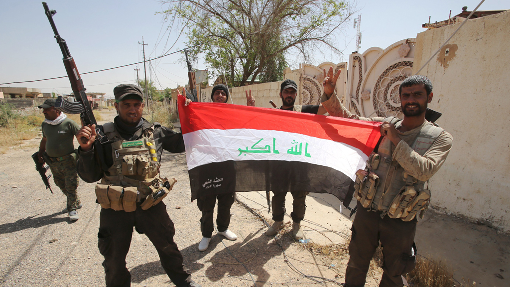 Iraqi Shia fighters from the Popular Mobilisation units (photo: Getty Images/AFP/A. Al-Rubaye)