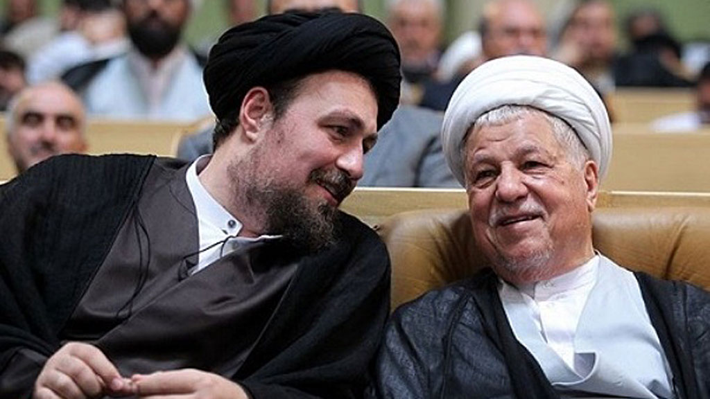 Hassan Khomeini (l.) und Ali Akbar Hashemi Rafsandschani; Foto: Tasnim