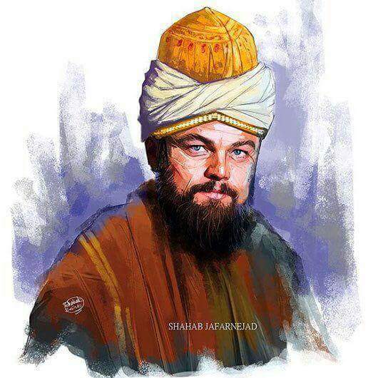 Twitter-Meldung Omidhq: Can you imagine @LeoDiCaprio as #Rumi? 