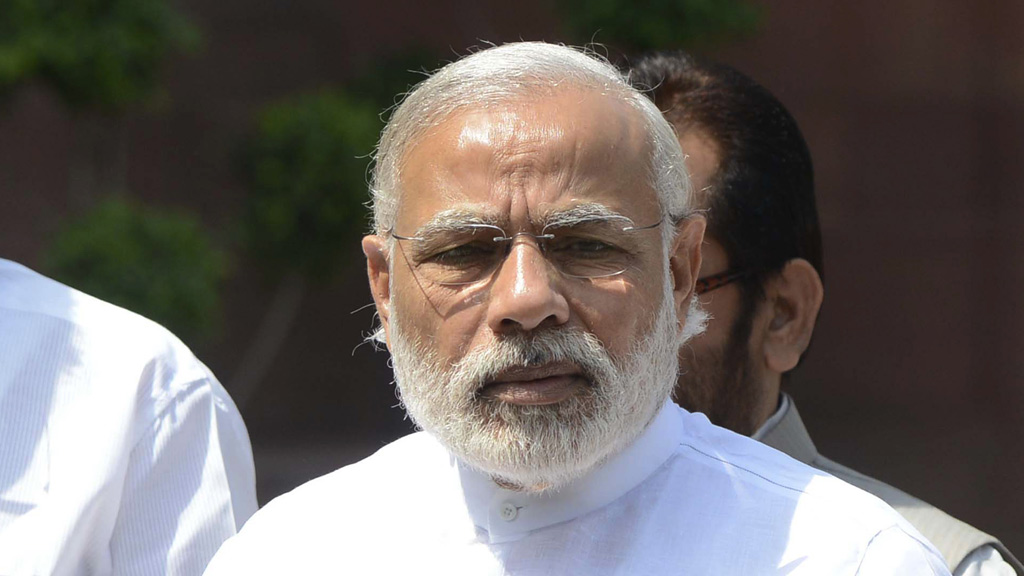 Indiens Ministerpräsident Narendra Modi; Foto: picture-alliance/Xinhua