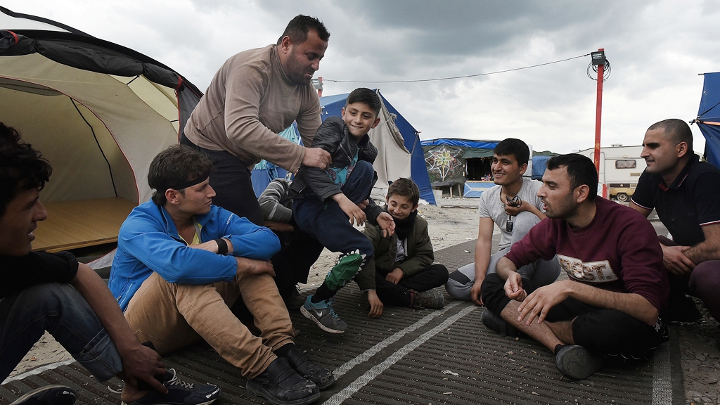 Französische Flüchtlinge in Calais; Foto: Getty Images/M. Turner