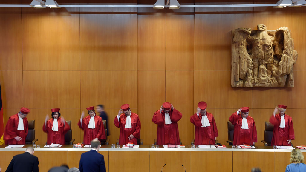 Bundesverfassungsgericht in Karlsruhe; Foto: picture alliance/dpa/u.deck