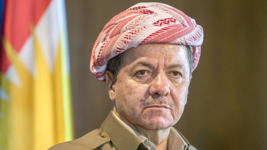 Präsident der kurdischen Nationalregierung, Masud Barzani; Foto: picture-alliance/dpa/Michael Kappeler