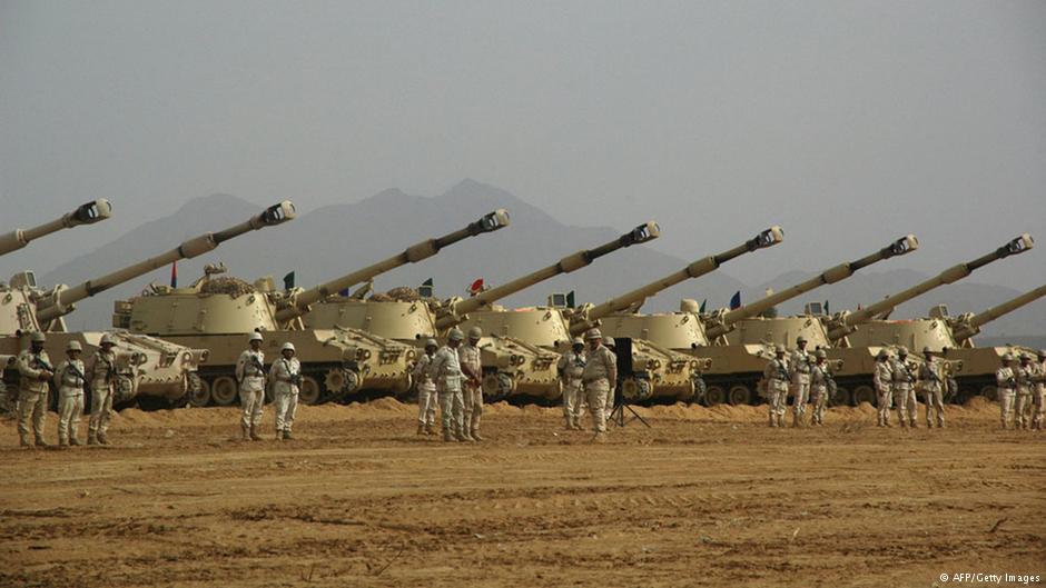دبابات تابعة للجيش السعودي. Foto: AFP/Getty Images