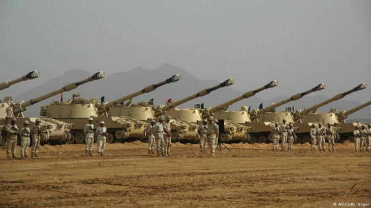 Saudi tanks (photo: AFP/Getty Images)