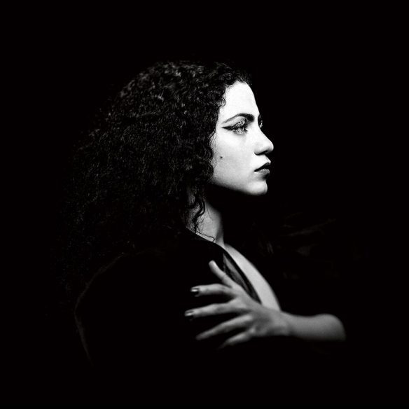 Cover of "Ensen" by Emel Mathlouthi (produced by Partisan Records)